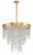 Crystorama WIN-216-GA-CL-MWP Winfield 6 Light Chandelier - Antique Gold