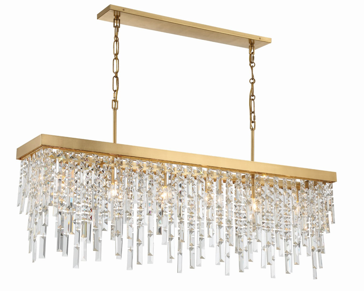 Crystorama WIN-217-GA-CL-MWP Winfield 6 Light Chandelier - Antique Gold