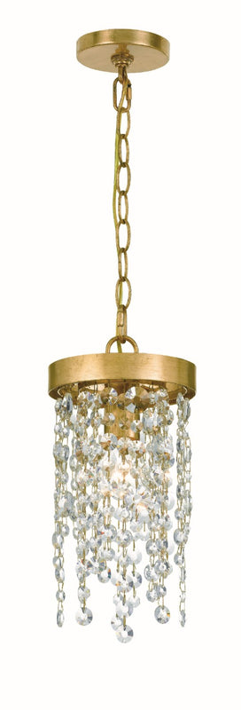 Crystorama WIN-610-CL-MWP Winham 1 Light Crystal Pendant