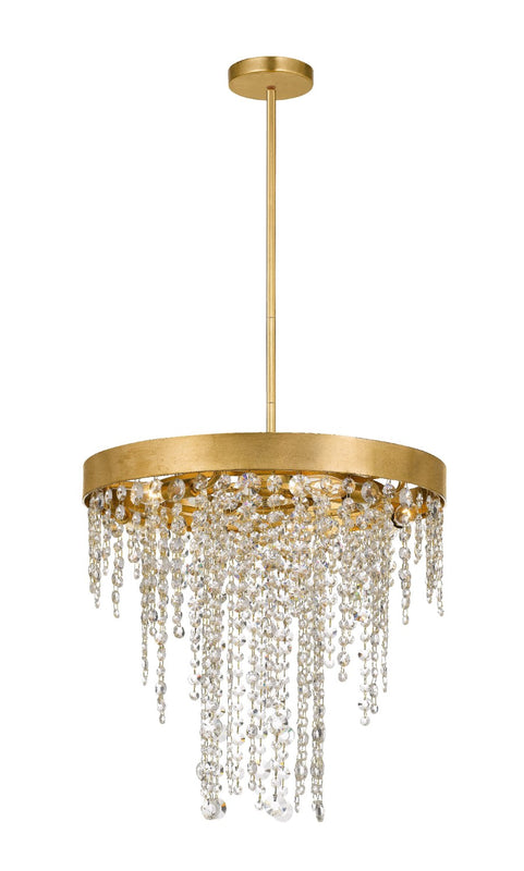Crystorama WIN-615-CL-MWP Winham 5 Light Chandelier