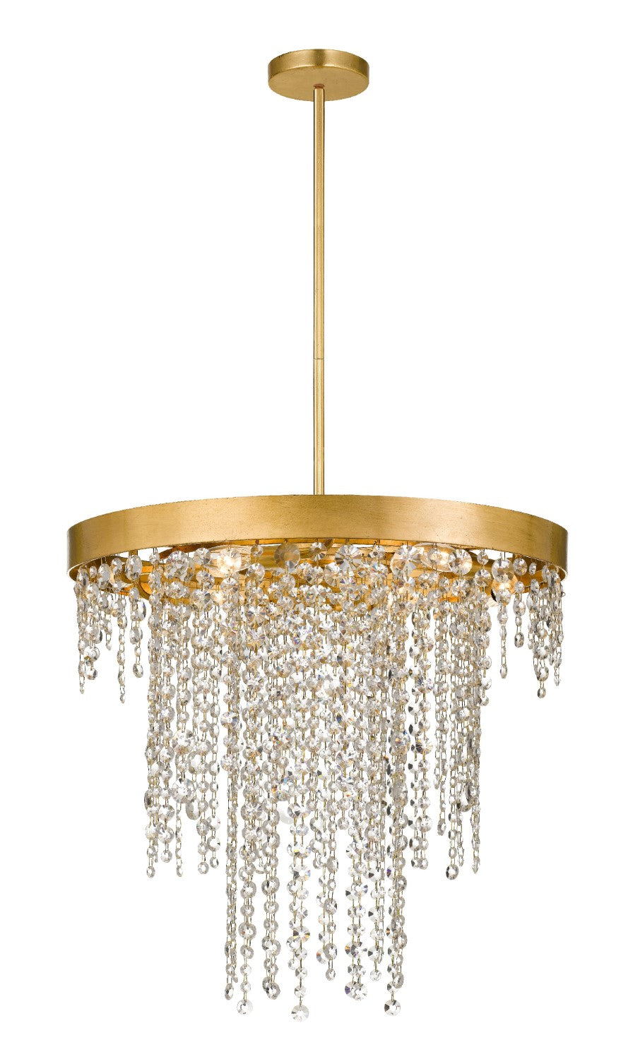 Crystorama WIN-616-CL-MWP Winham 6 Light Chandelier