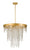 Crystorama WIN-616-CL-MWP Winham 6 Light Chandelier