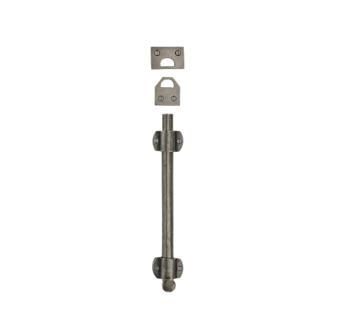 Ashley Norton WL.1571 12 Mini Surface Bolt 12" - White Bronze