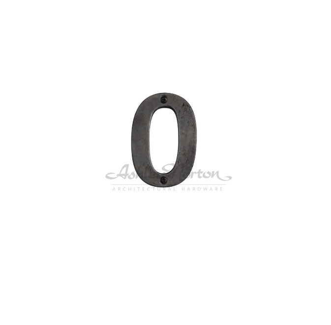 Ashley Norton WL.165 0 4" Numeral - 0 - White Bronze
