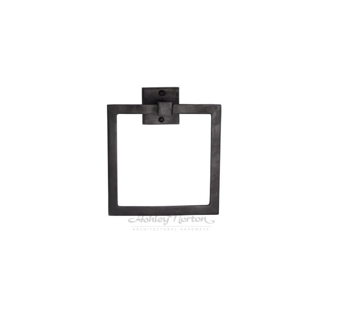 Ashley Norton WL.177 Square Towel Ring - White Bronze