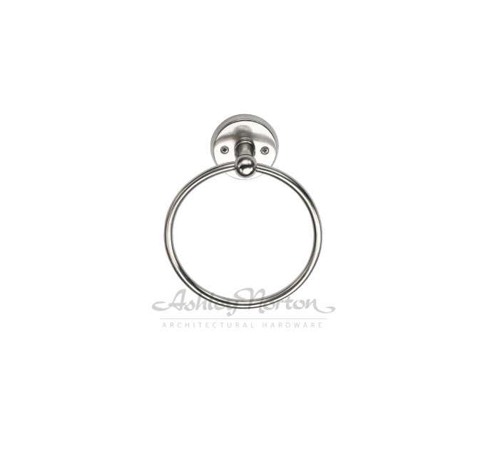 Ashley Norton WL.AR100 Small Arched Towel Ring - White Bronze