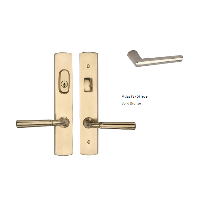 Ashley Norton WL.CVMR4.375.47.R Atlas Lever Low Dummy - White Bronze