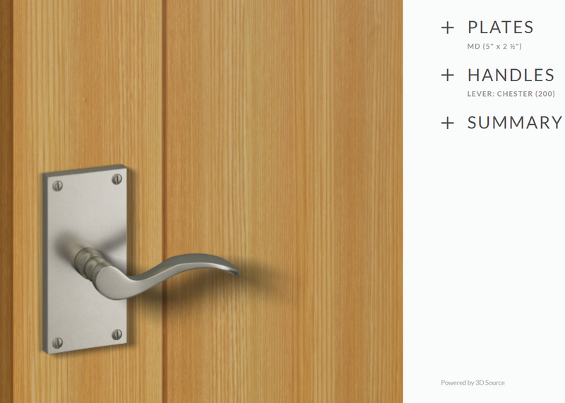 Ashley Norton WL.MD.200.20 Chester Privacy - White Bronze
