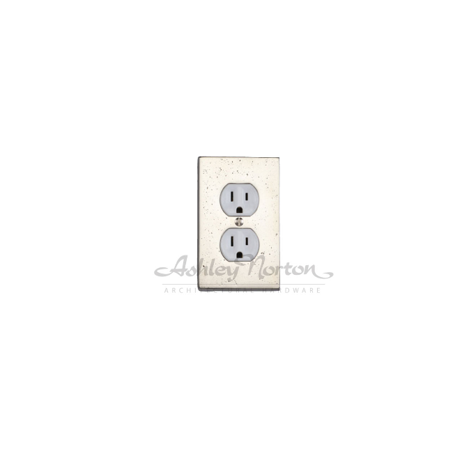 Ashley Norton WL.MD.OC 1 Urban Outlet Cover 1 Gang - White Bronze
