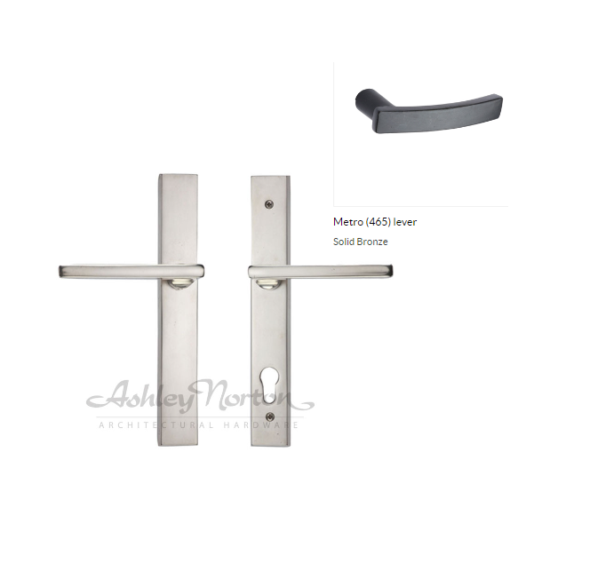 Ashley Norton WL.MDEU4.465.57.L Metro Euro entry - White Bronze