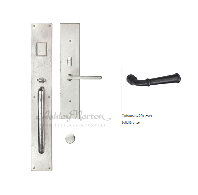 Ashley Norton WL.MDLGL.490.10.R Colonial GxL Entry - White Bronze