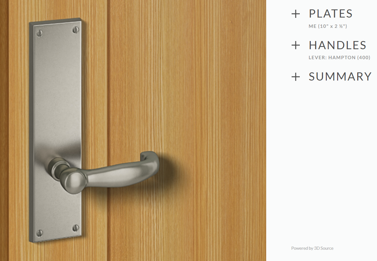 Ashley Norton WL.ME.400.20-238 Hampton Privacy - White Bronze