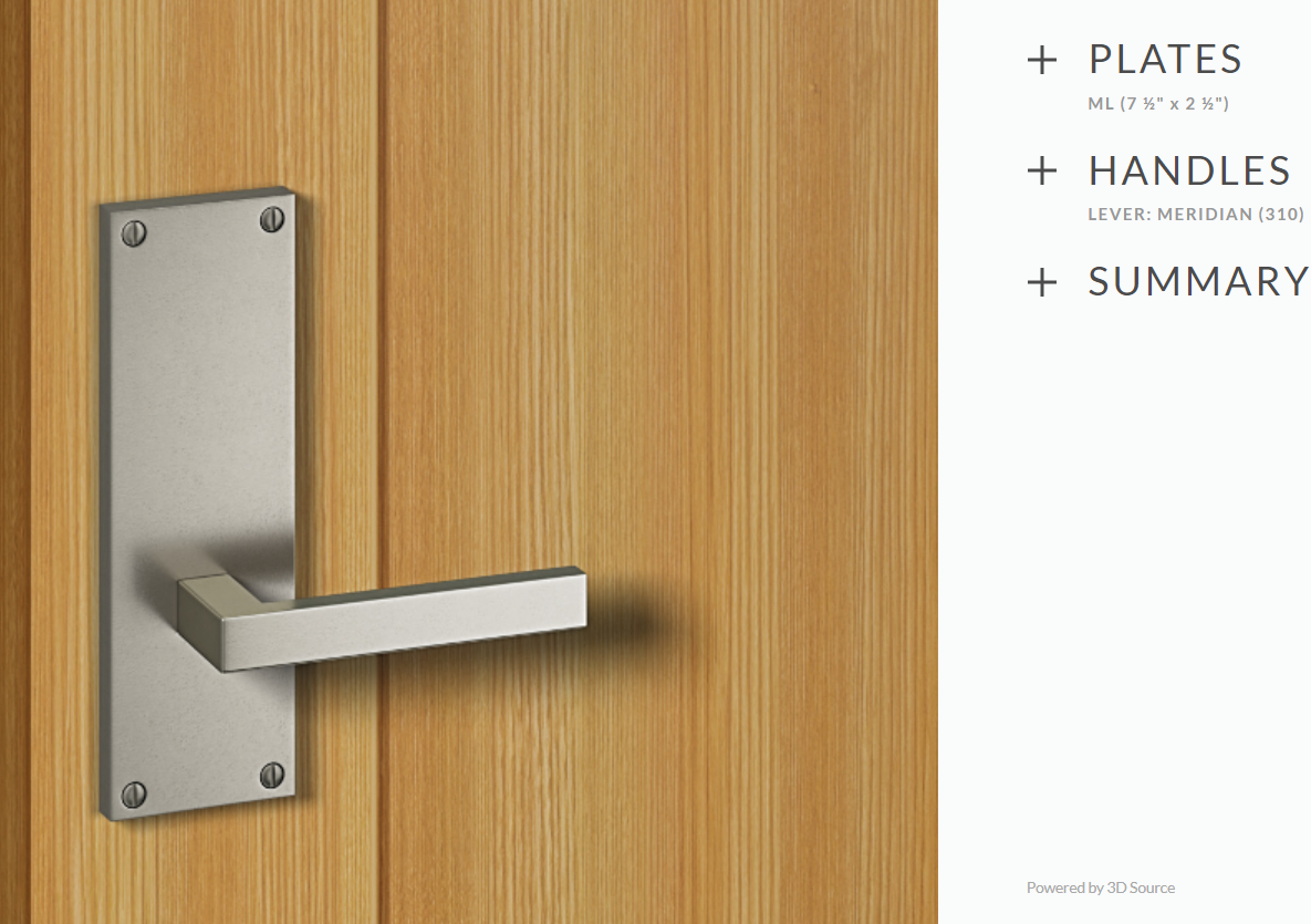 Ashley Norton WL.ML.310.26.L Meridian Privacy - White Bronze