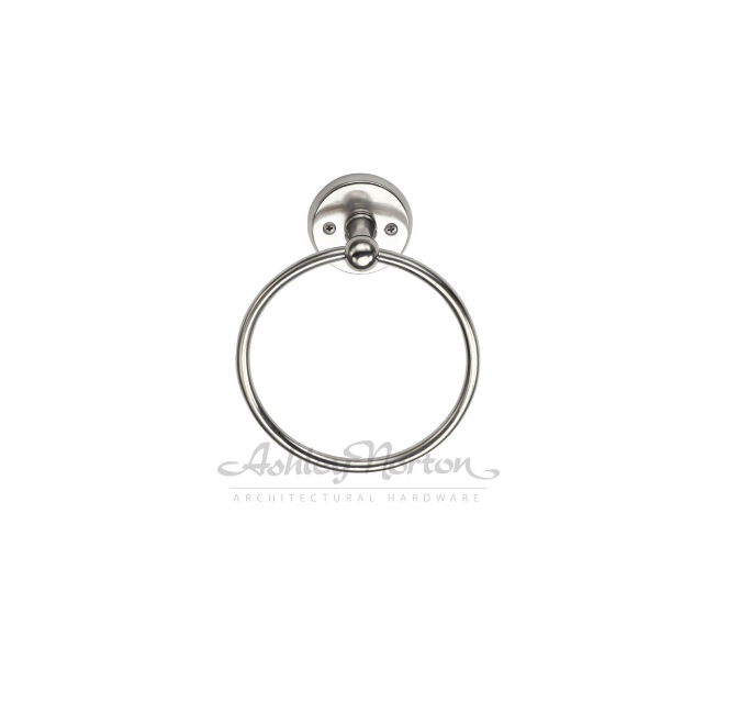 Ashley Norton WL.RR100 Towel Ring Round Escutcheon - White Bronze