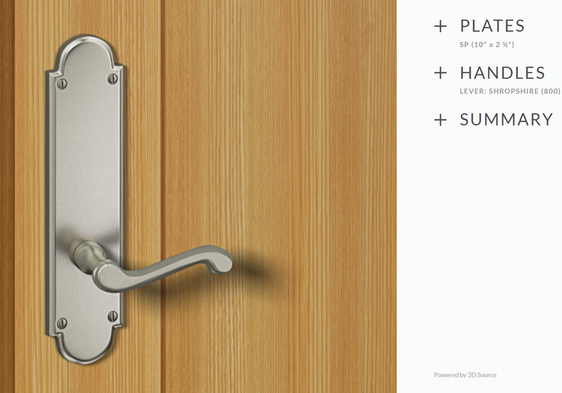 Ashley Norton WL.SP.800.40.R Shropshire SIngle Dummy - White Bronze