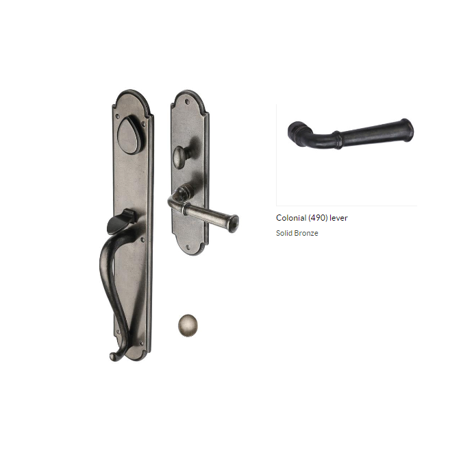 Ashley Norton WL.SPSGL.490.10.L Colonial GxL Entry - White Bronze