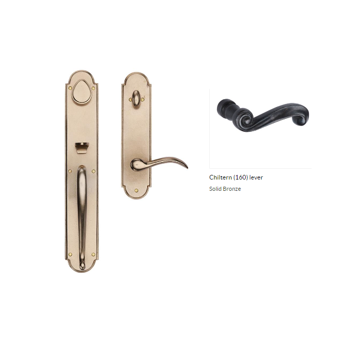 Ashley Norton WL.SPTUB.160.50.R-234 Chiltern GxL Entry - White Bronze