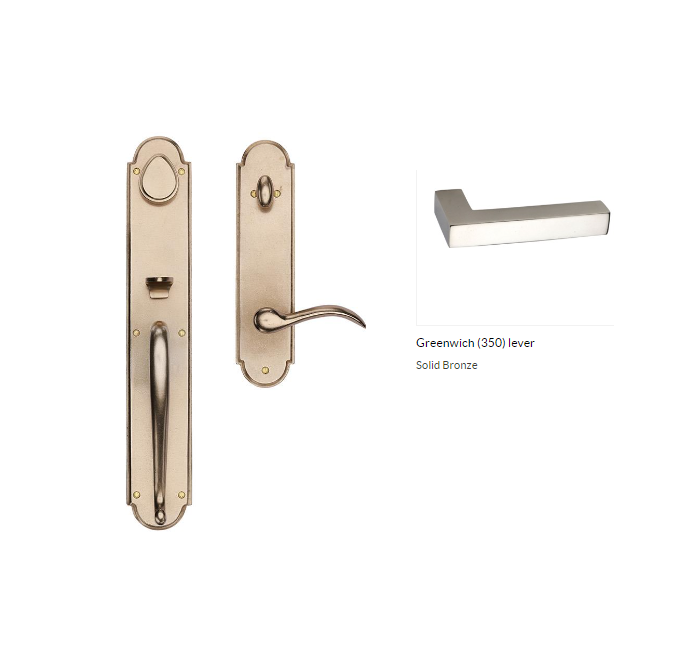 Ashley Norton WL.SPTUB.350.50.L Greenwich GxL Entry - White Bronze