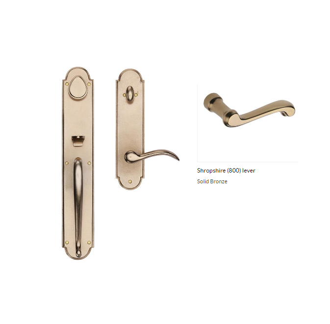 Ashley Norton WL.SPTUB.800.50.L-234 Shropshire GxL Entry - White Bronze
