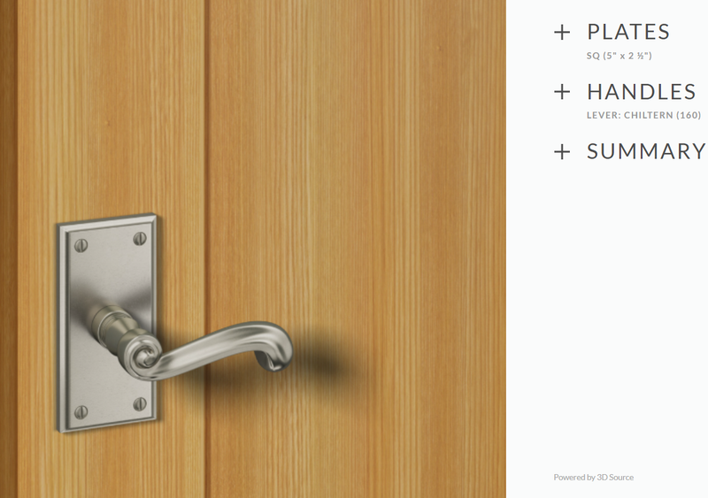 Ashley Norton WL.SQ.160.36.L Chiltern Gate Latch - White Bronze