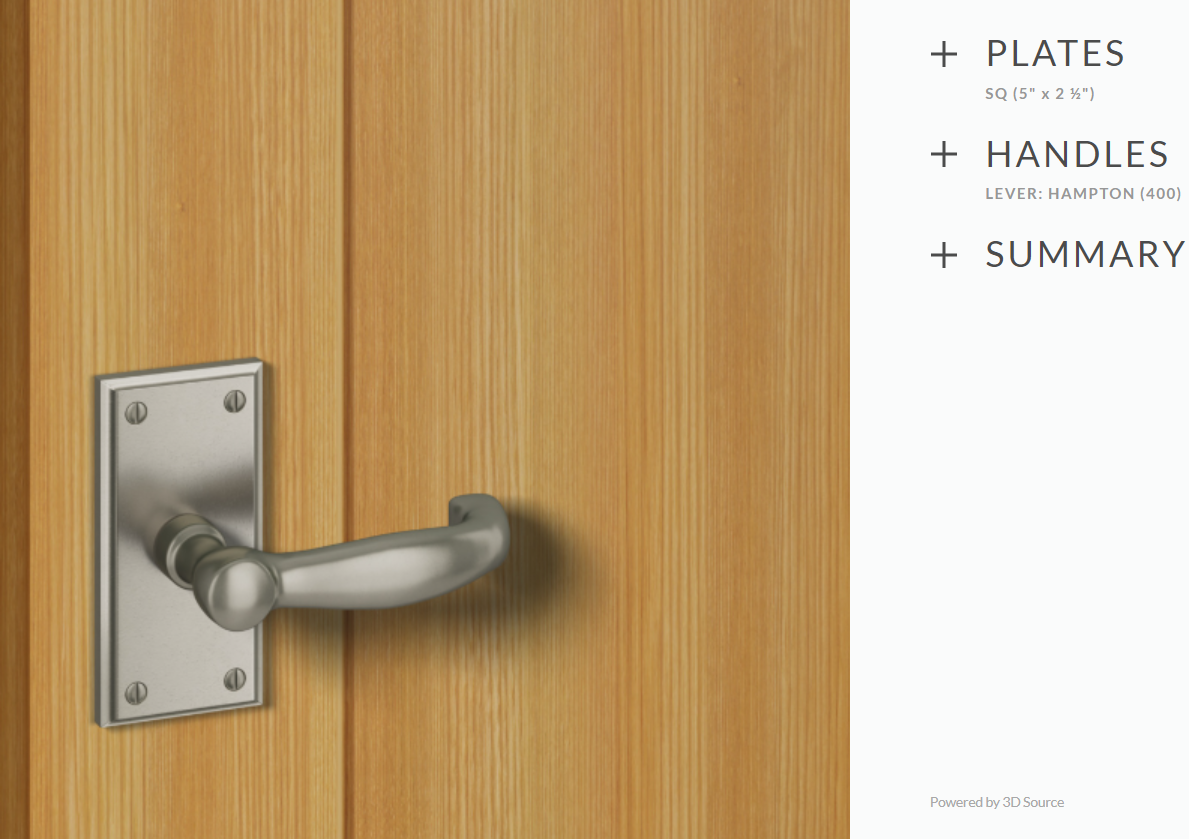 Ashley Norton WL.SQ.400.36.R Hampton Gate Latch - White Bronze