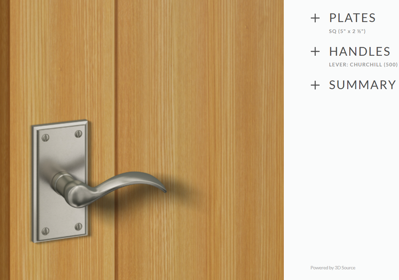 Ashley Norton WL.SQ.500.36.L Churchill Gate Latch - White Bronze