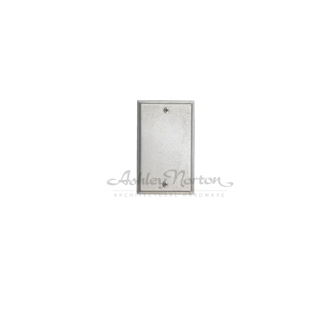 Ashley Norton WL.SQ.BP 2 Double Blanking Plate - White Bronze