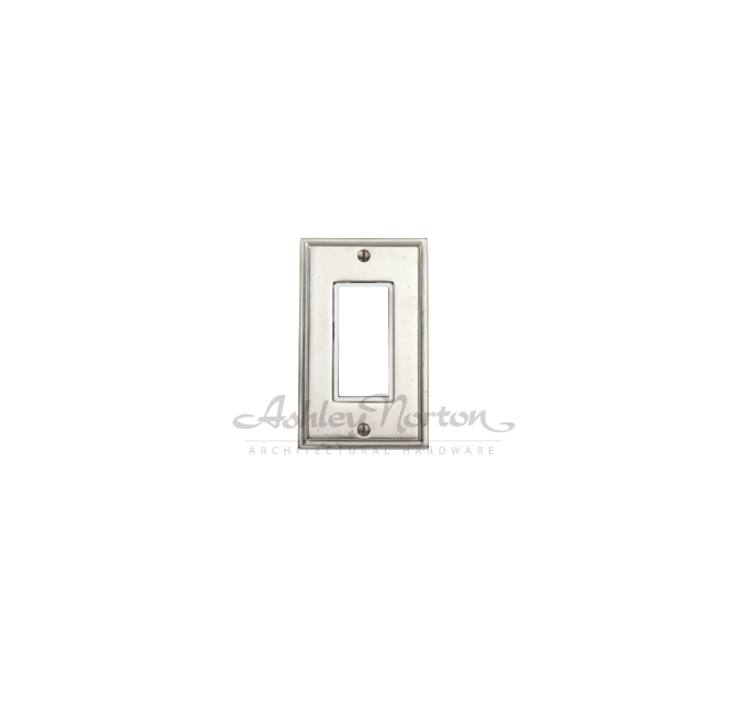Ashley Norton WL.SQ.DSC 1 SQUARE Switch Cover 1 Gang - White Bronze