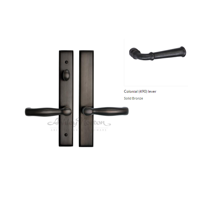 Ashley Norton WL.SQEG4.490.55.R Colonial US Entry - White Bronze