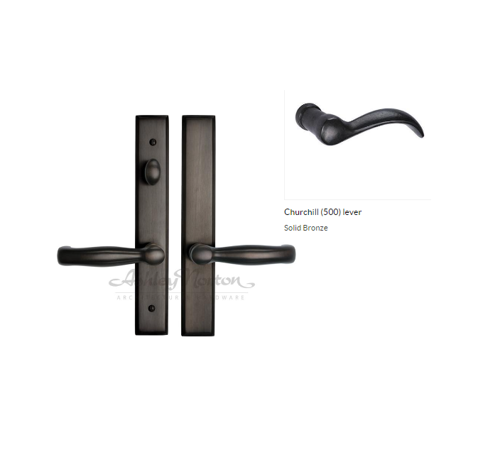 Ashley Norton WL.SQEG4.500.47.L Churchill Lever Low Dummy - White Bronze