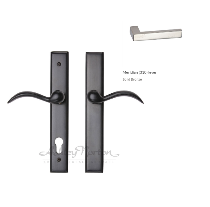 Ashley Norton WL.SQEU4.310.57.R Meridian Euro entry - White Bronze