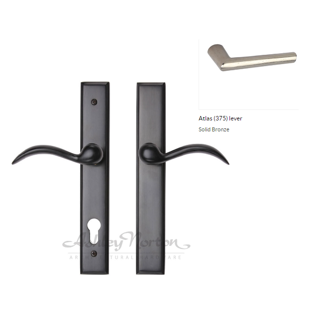 Ashley Norton WL.SQEU4.375.57.L Atlas Euro entry - White Bronze