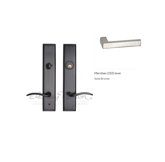 Ashley Norton WL.SQLES.310.50.R Meridian Entry - White Bronze