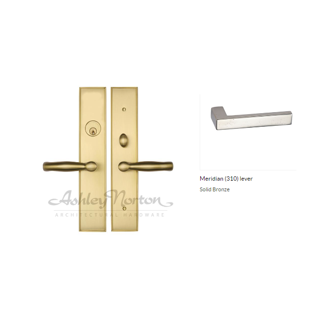 Ashley Norton WL.SQMOR.310.12.R Meridian LxL Entry - White Bronze