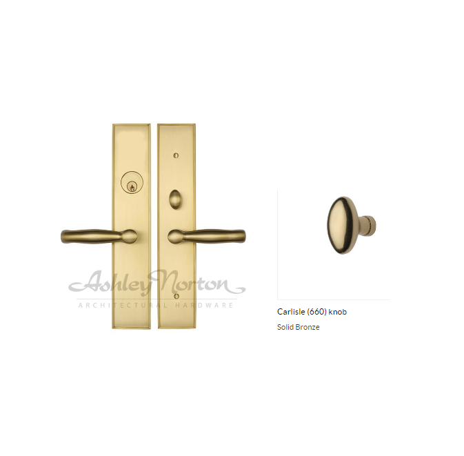 Ashley Norton WL.SQMOR.660.12 Carlisle LxL Entry - White Bronze