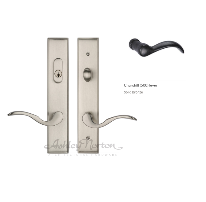 Ashley Norton WL.SQMR4.500.47.L Churchill Lever Low Dummy - White Bronze