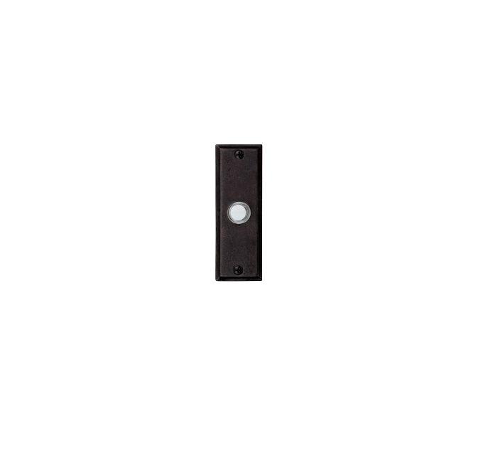 Ashley Norton WL.SQNE1180 SQNE Bell Push (1.5" X 4.5") - White Bronze