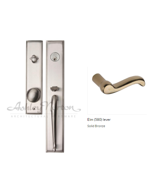 Ashley Norton WL.SQTUB.580.50.L Elm GxL Entry - White Bronze