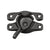 Deltana WL07 Window Sash Lock, 1 x 2-5/8
