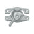 Deltana WL07 Window Sash Lock, 1 x 2-5/8