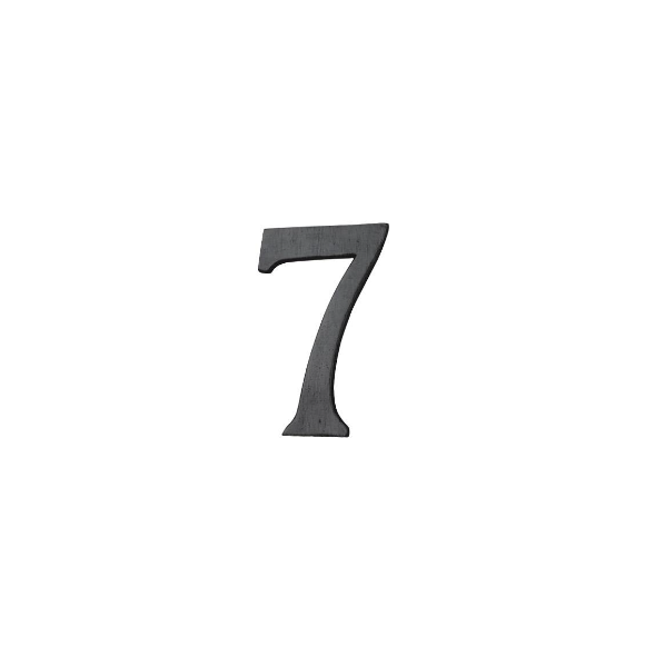 Ashley Norton WM.155 7 4" Numeral 7 - Medium White Bronze
