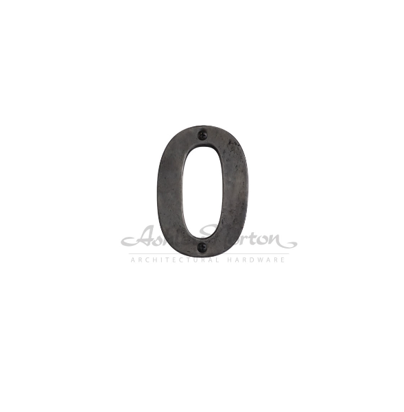 Ashley Norton WM.165 0 4" Numeral - 0 - Medium White Bronze