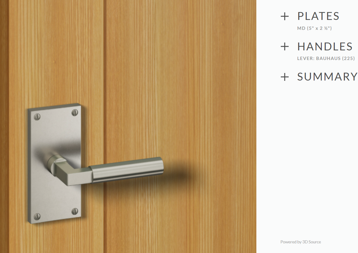 Ashley Norton WM.MD.225.20-238 Bauhaus Privacy - Medium White Bronze