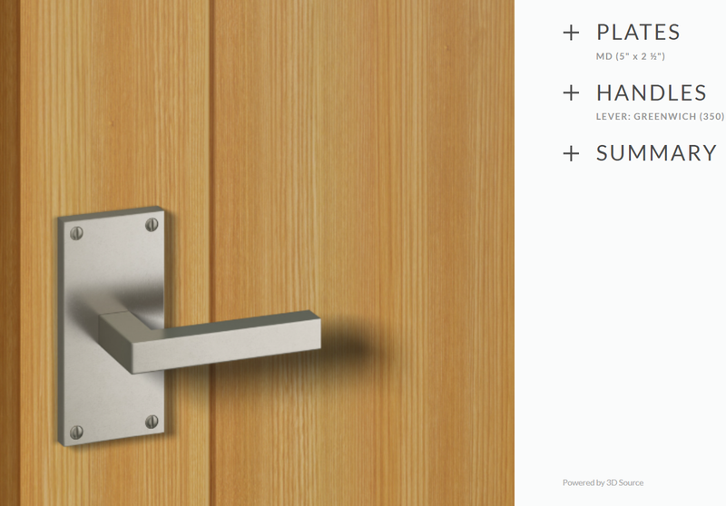 Ashley Norton WM.MD.350.36.R Greenwich Gate Latch - Medium White Bronze