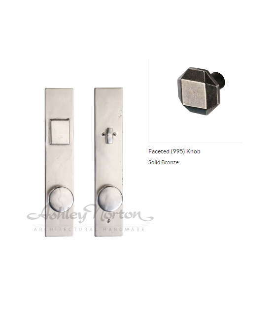 Ashley Norton WM.MDLES.995.50 Faceted Entry - Medium White Bronze
