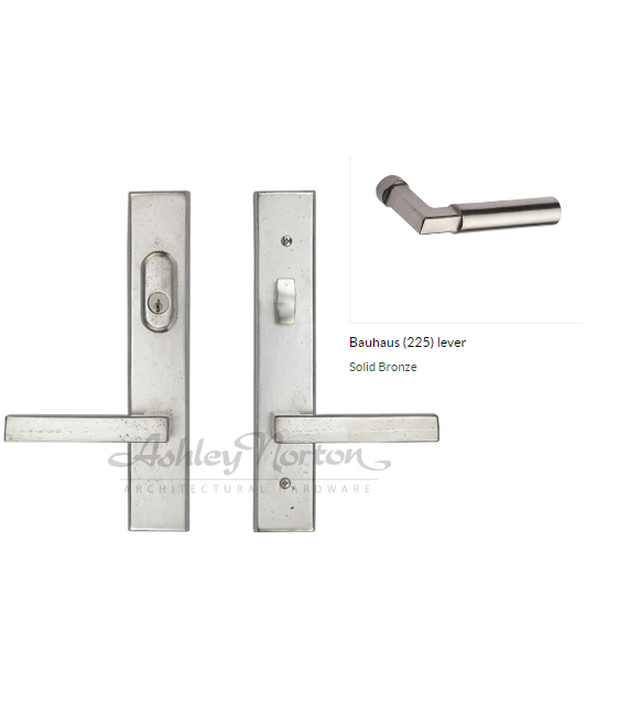 Ashley Norton WM.MDMR4.225.55.L Bauhaus Ashland Entry - Medium White Bronze