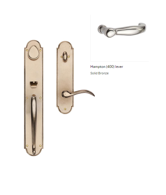 Ashley Norton WM.SPTUB.400.50.R-234 Hampton GxL Entry - Medium White Bronze