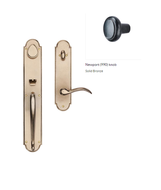 Ashley Norton WM.SPTUB.990.50-234 Newport GxL Entry - Medium White Bronze