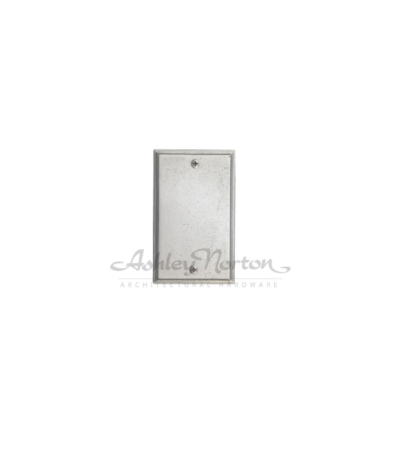 Ashley Norton WM.SQ.BP 2 Double Blanking Plate - Medium White Bronze