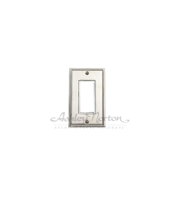 Ashley Norton WM.SQ.DSC 1 SQUARE Switch Cover 1 Gang - Medium White Bronze